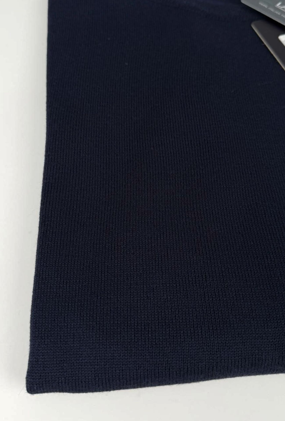 Maglioncino Uomo 100% Lana merinos extrafine Lanerossi girocollo - BLU