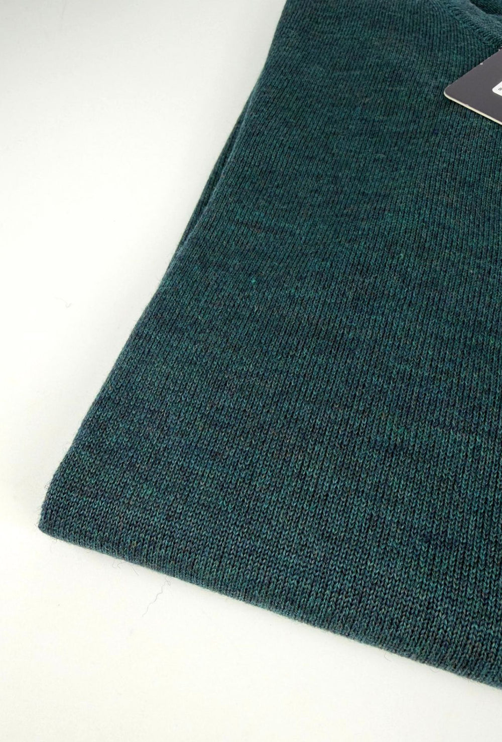 Maglioncino Uomo 100% Lana merinos extrafine Lanerossi girocollo - VERDE PETROLIO