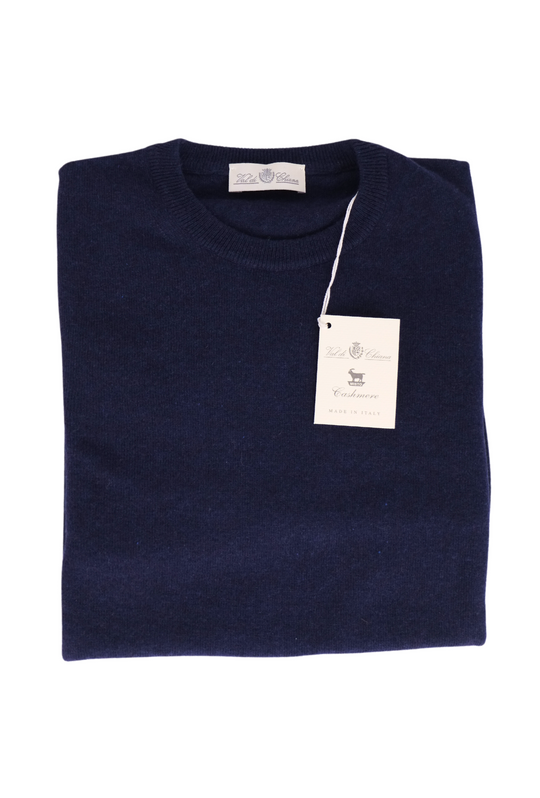 Maglioncino uomo misto Cashmere Lana Made in Italy - BLU