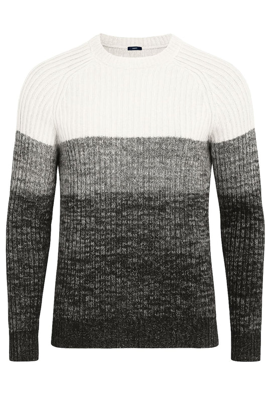 Maglione uomo girocollo multicolore invernale dresserd - GRIGIO