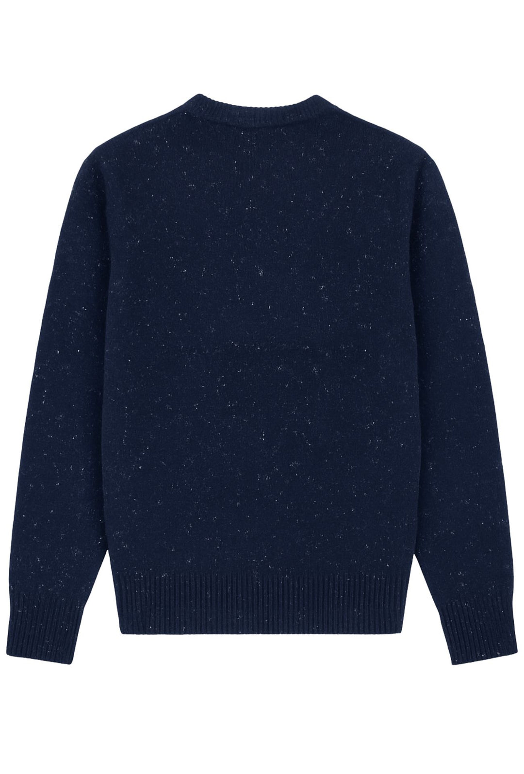 Maglione uomo dresserd in lana mélange girocollo invernale - BLU