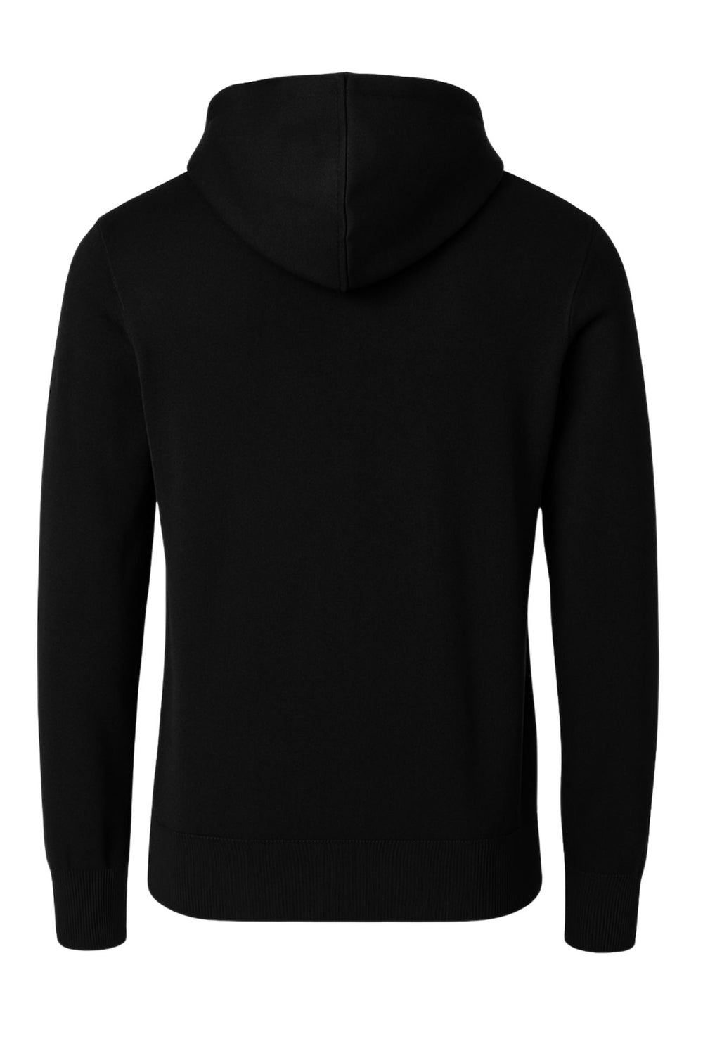 Maglione uomo con cappuccio maglia modello felpa invernale dresserd - NERO
