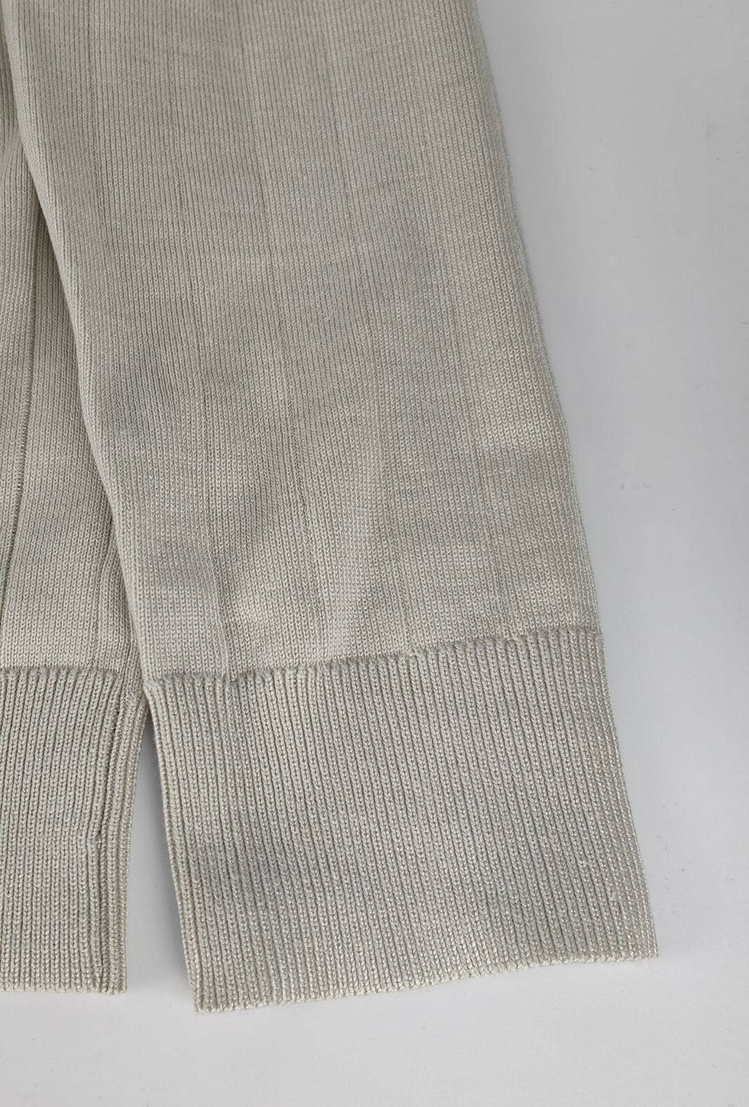 Polo Uomo Manica Lunga Dresserd  in Maglia a Coste con Scollo Derby- SABBIA
