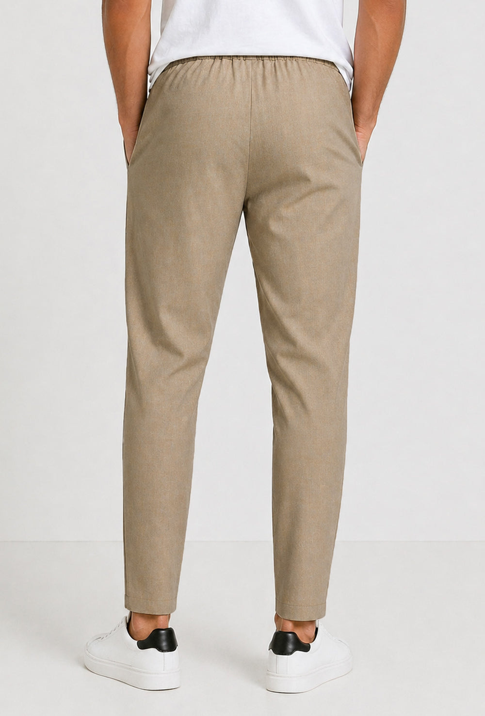 Pantalaccio uomo Dresserd estivo in viscosa made in italy - BEIGE