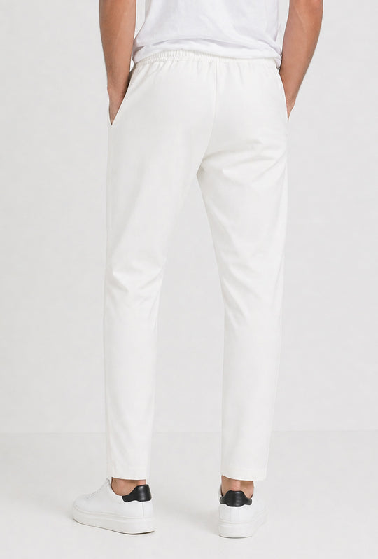Pantalaccio uomo Dresserd estivo in viscosa made in italy - BIANCO