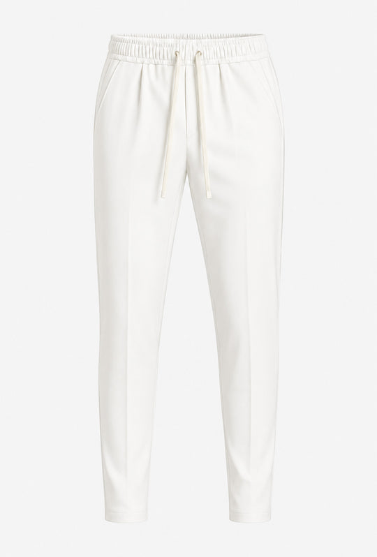 Pantalaccio uomo Dresserd estivo in viscosa made in italy - BIANCO