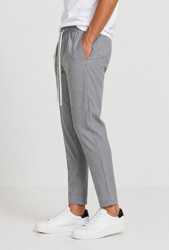 Pantalaccio uomo Dresserd estivo in viscosa made in italy - GRIGIO