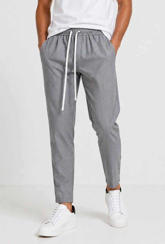 Pantalaccio uomo Dresserd estivo in viscosa made in italy - GRIGIO