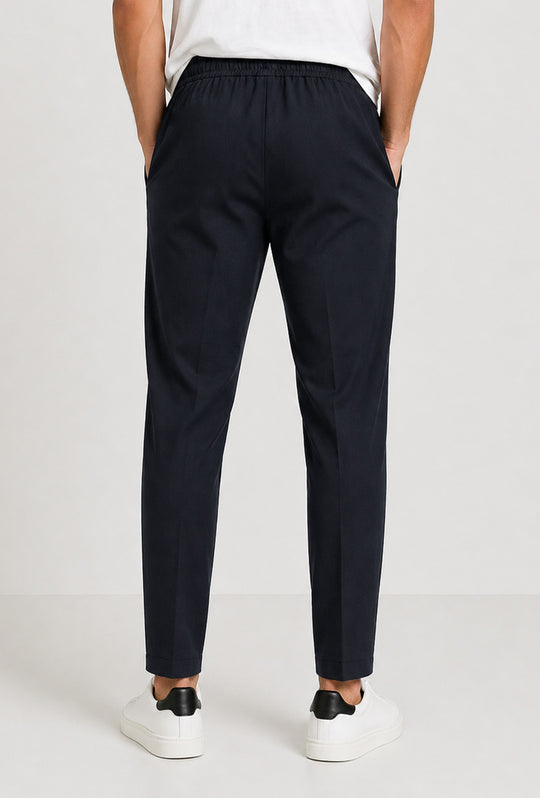 Pantalaccio uomo Dresserd estivo in viscosa made in italy - NERO