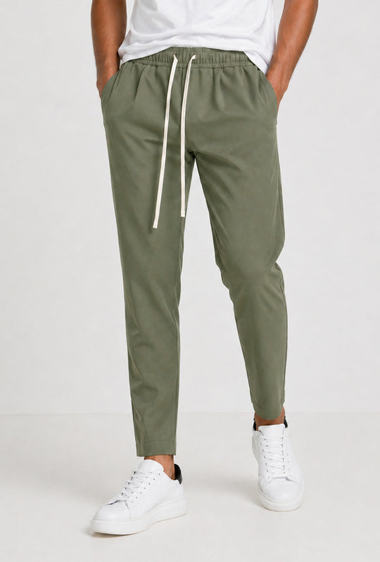 Pantalaccio uomo Dresserd estivo in viscosa made in italy - VERDE