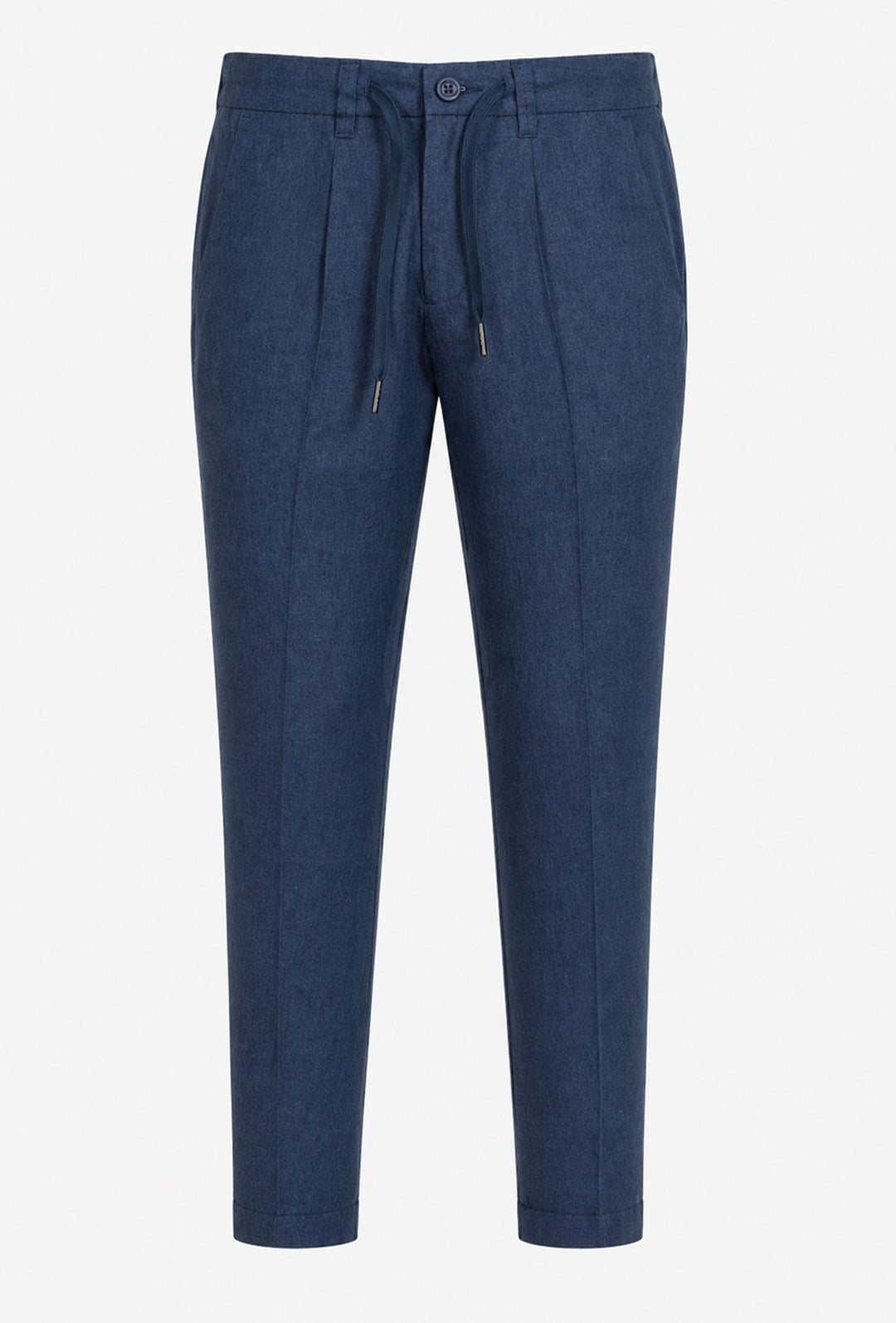 Pantalaccio uomo Dresserd lino cotone comfort Fit - BLU