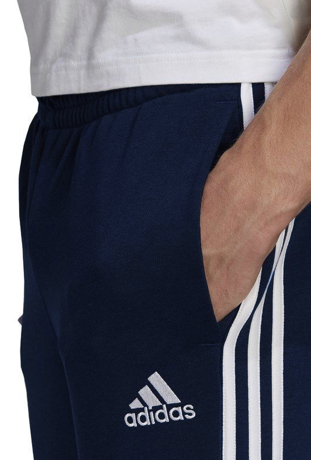Pantalone Adidas Unisex con bande laterali - BLU
