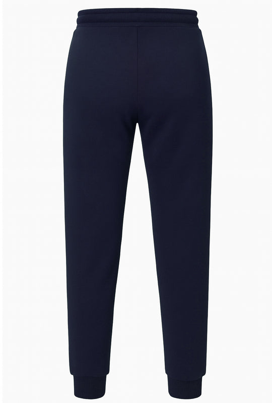 Pantalone di tuta uomo invernale Felpato con polsino - BLU
