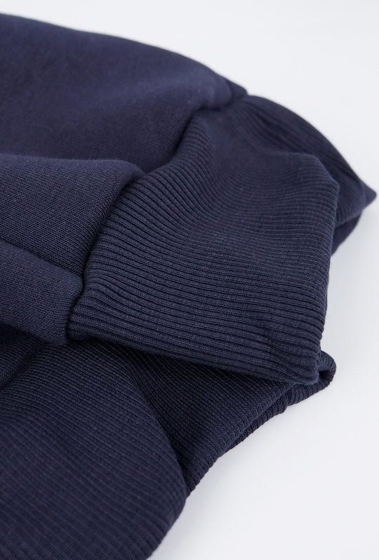 Pantalone di tuta uomo invernale Felpato con polsino - BLU
