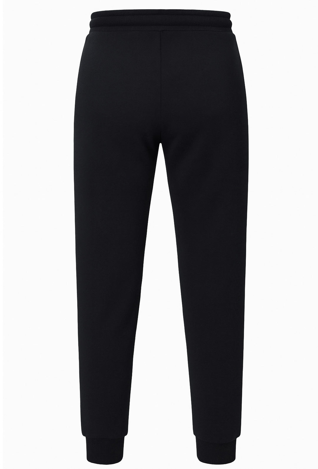 Pantalone di tuta uomo invernale Felpato con polsino - NERO
