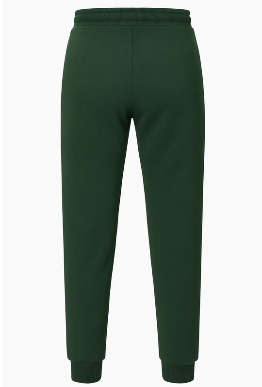 Pantalone di tuta uomo invernale Felpato con polsino - VERDE