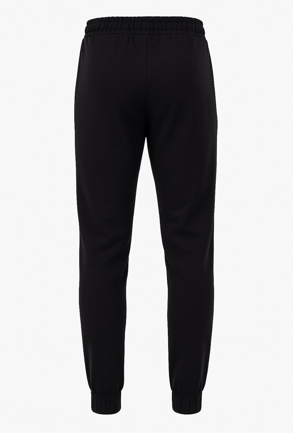 Pantalone di tuta in punto milano pantalone con patch cucito - NERO