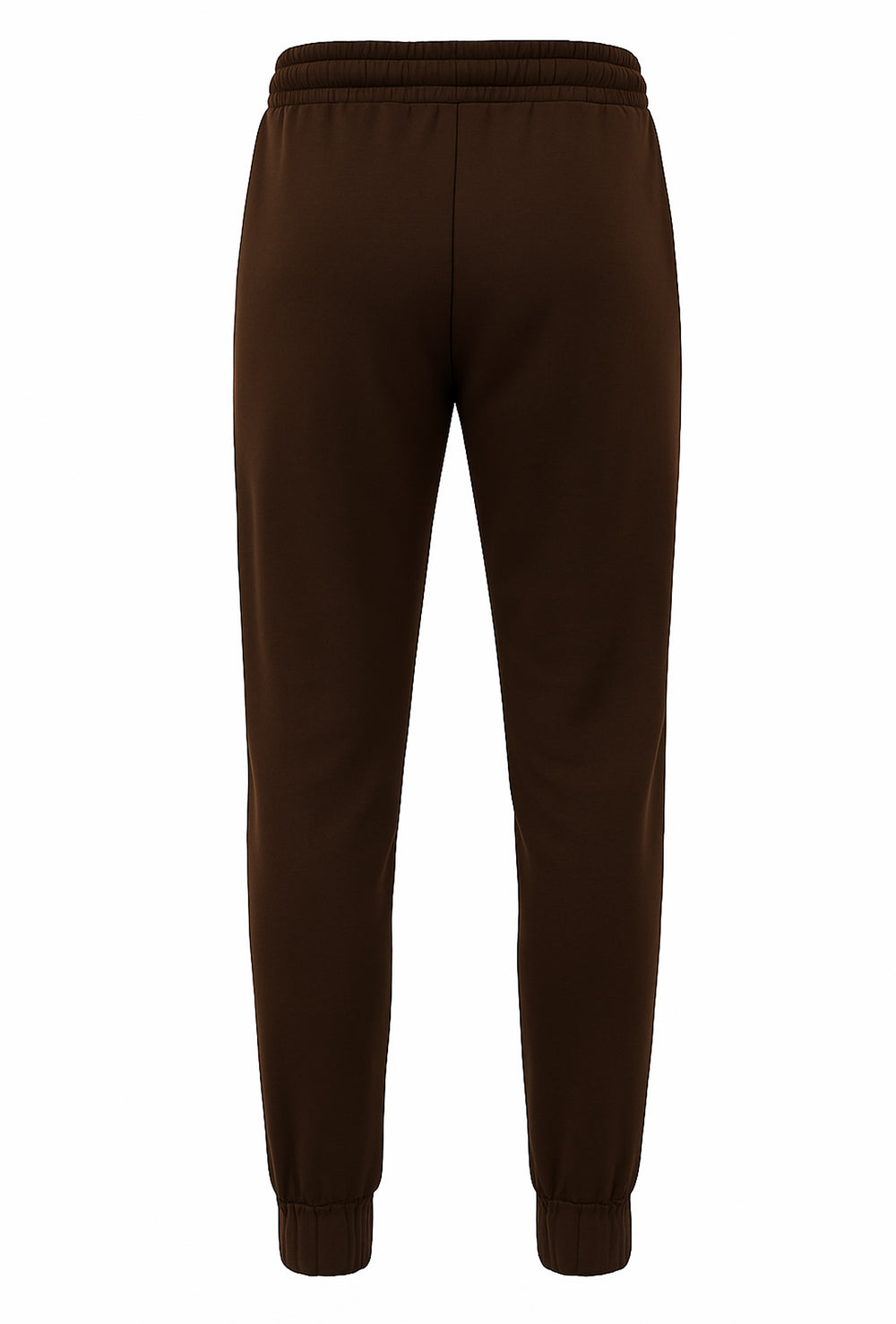 Pantalone di tuta in punto milano pantalone con patch cucito - MARRONE