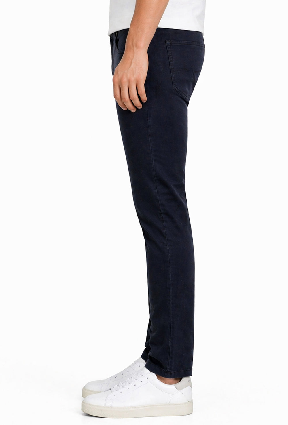 Pantalone uomo Portocervo 5 tasche in cotone leggero - BLU