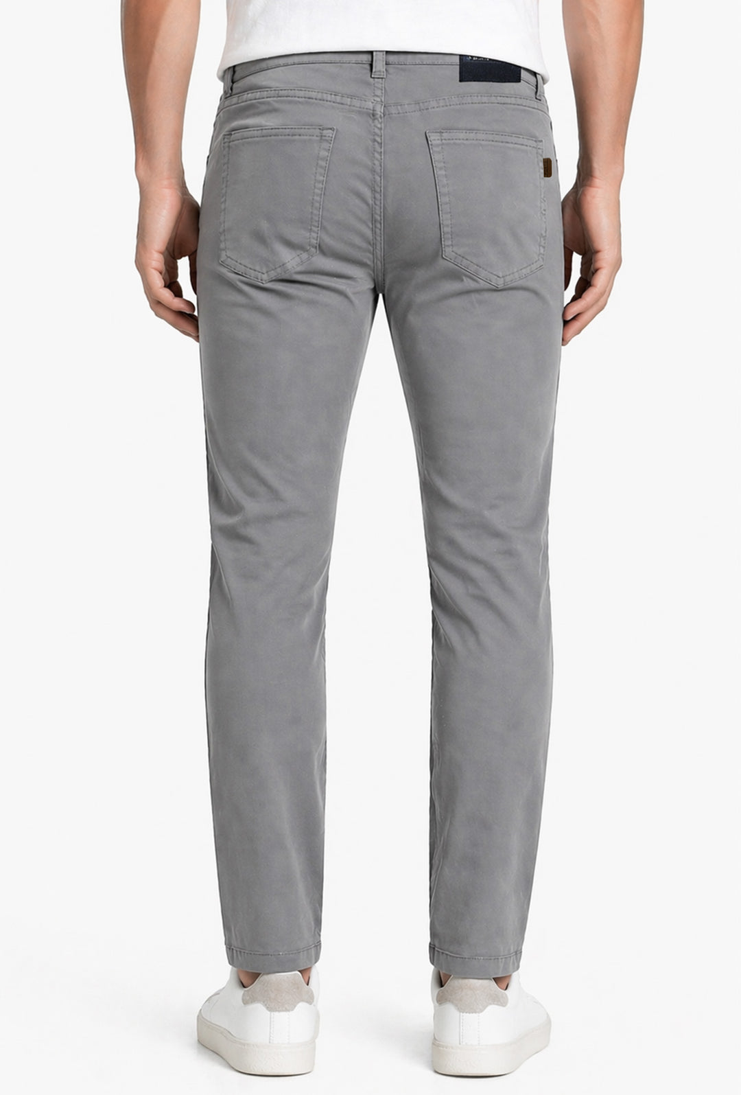 Pantalone uomo Portocervo 5 tasche in cotone leggero - GRIGIO