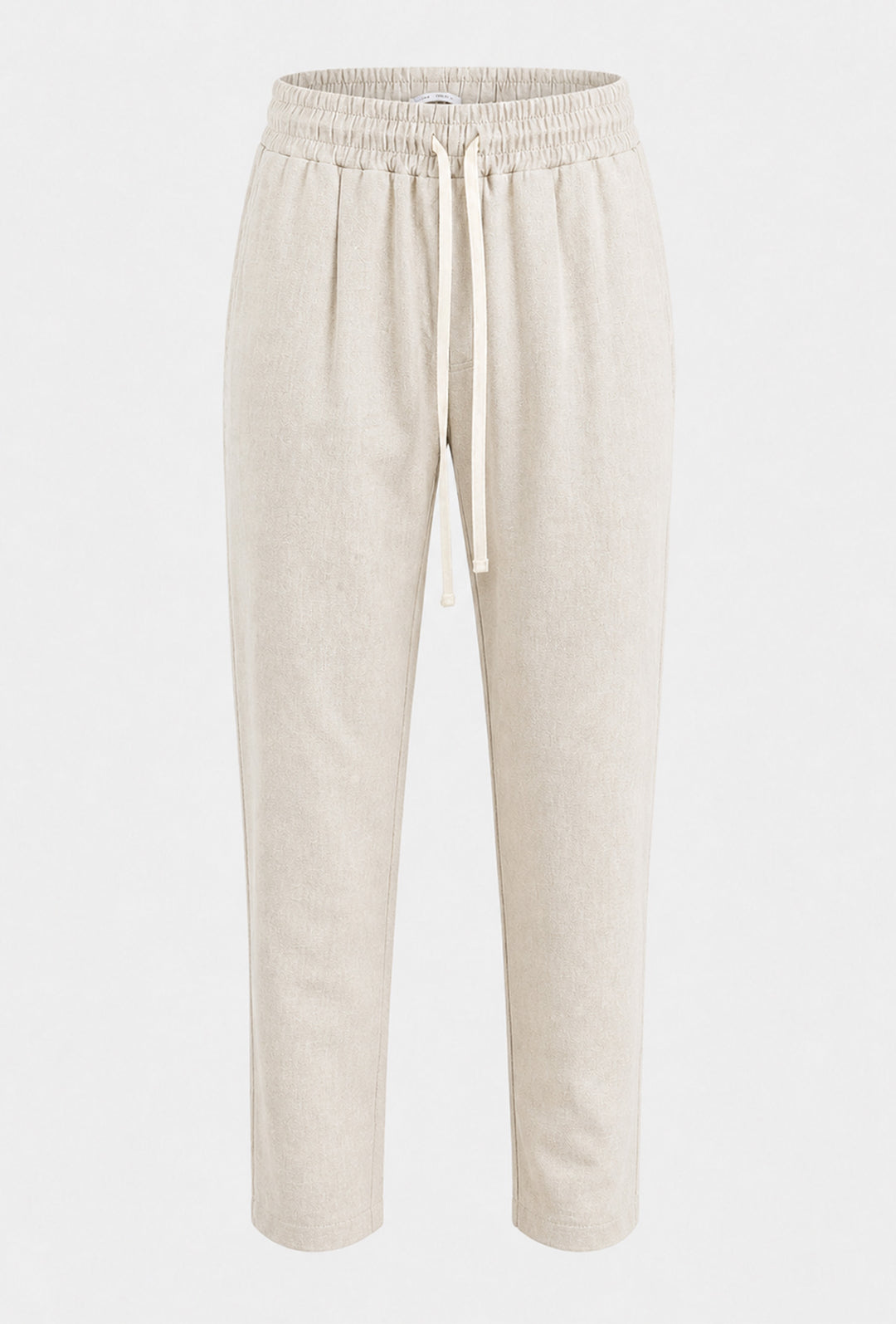 Pantalone uomo pantalaccio Lino Viscosa made in italy - BEIGE