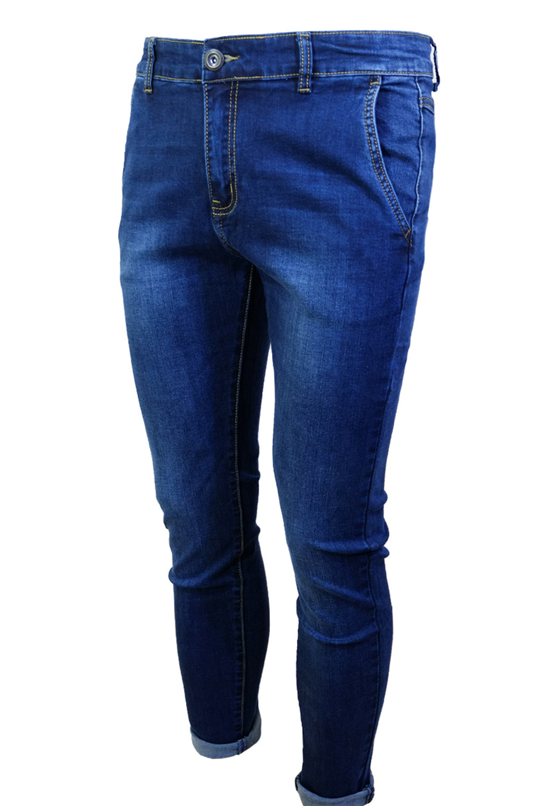 Pantalone Uomo Jeans Tasca America Gamba Stretta Pantaloni Elasticizzati Dresserd