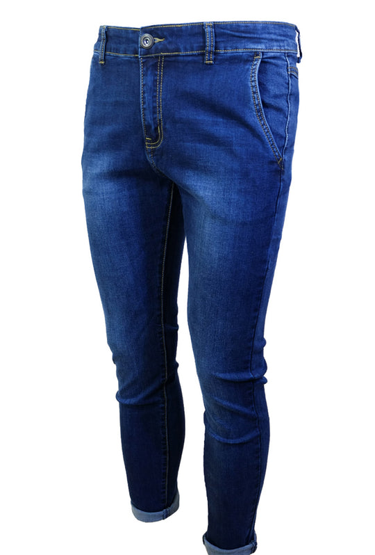 Pantalone Uomo Jeans Tasca America Gamba Stretta Pantaloni Elasticizzati Dresserd