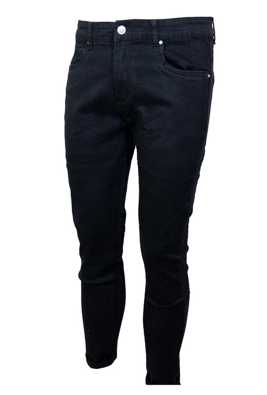 Jeans Nero Pantalone Uomo Slim Fit Elasticizzato Dresserd Gamba stretta