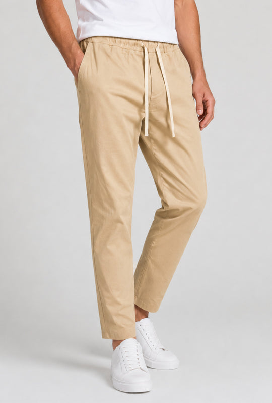 Pantalaccio Uomo in Cotone dresserd made in italy- BEIGE