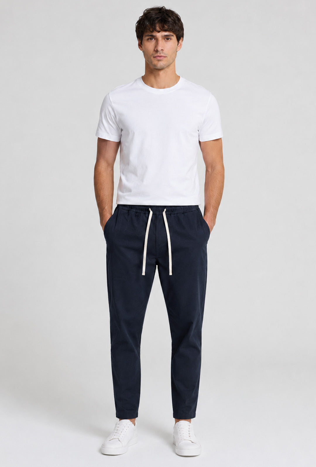 Pantalaccio Uomo in Cotone dresserd made in italy- BLU
