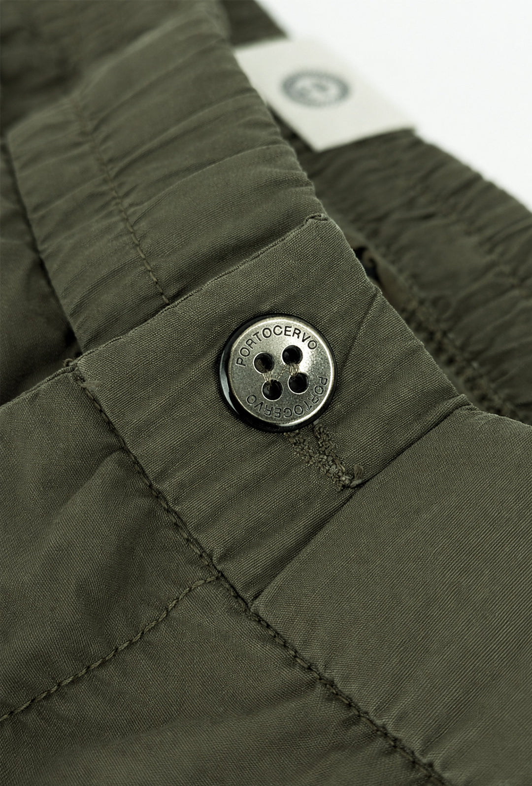 Pantalone Uomo cotone con Elastico Pantalaccio - VERDE MILITARE