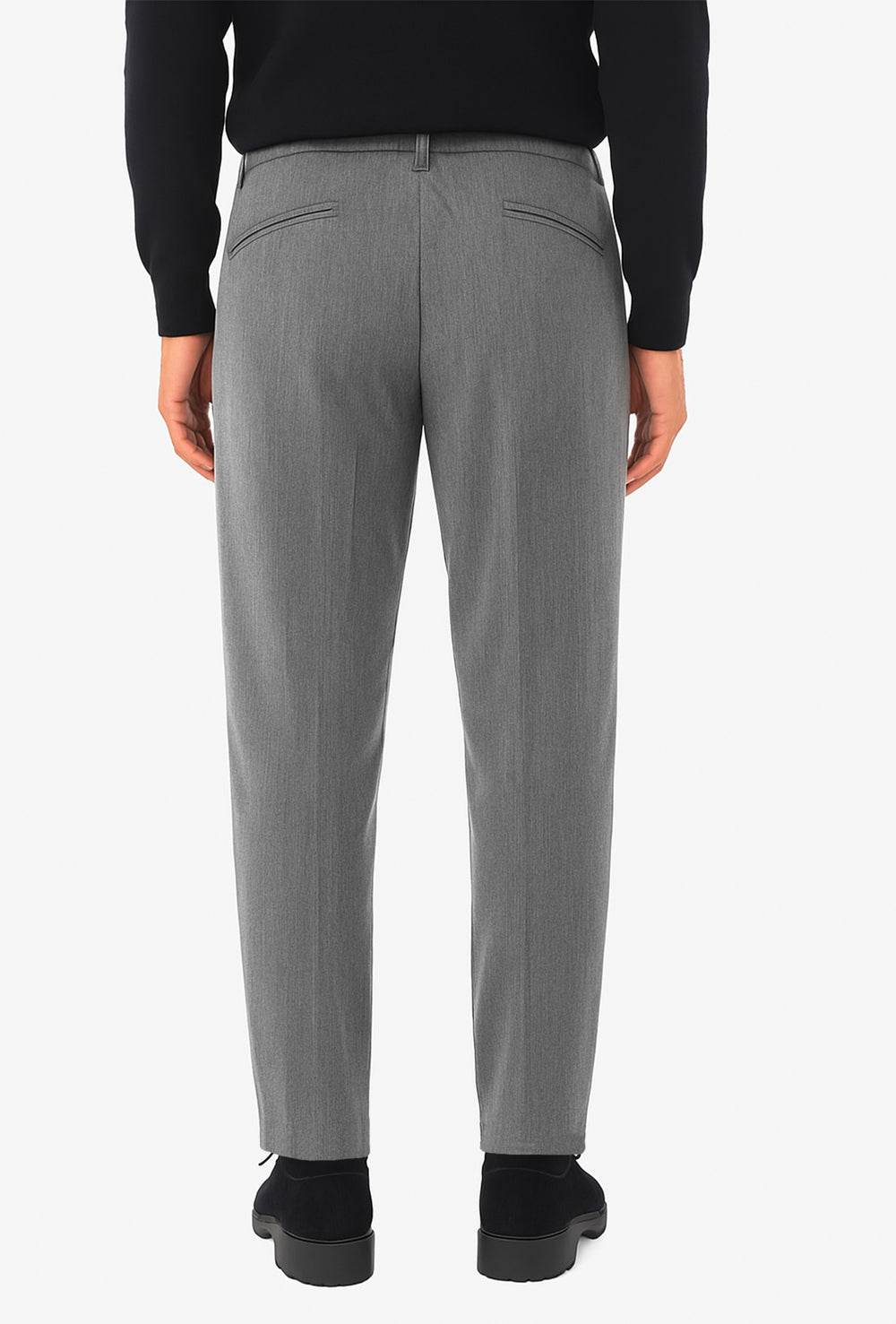 Pantalone uomo Pantalaccio mezzo elastico elegante Dresserd - GRIGIO