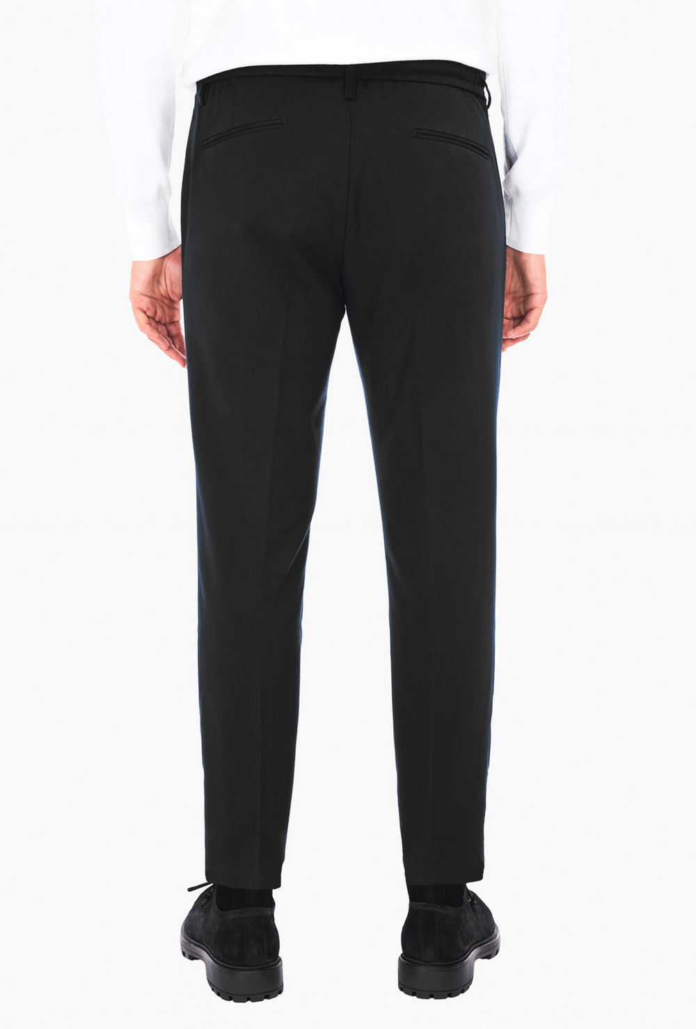Pantalone uomo Pantalaccio mezzo elastico elegante Dresserd - NERO