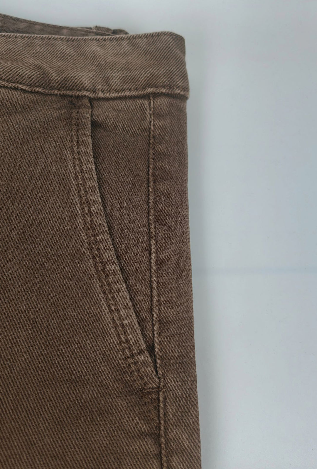 Pantalone Uomo Invernale DRESSERD Effetto Jeansato Tasca America Regular Fit- CAFFE'