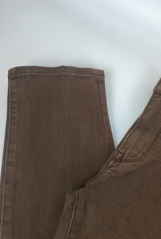 Pantalone Uomo Invernale DRESSERD Effetto Jeansato Tasca America Regular Fit- CAFFE'