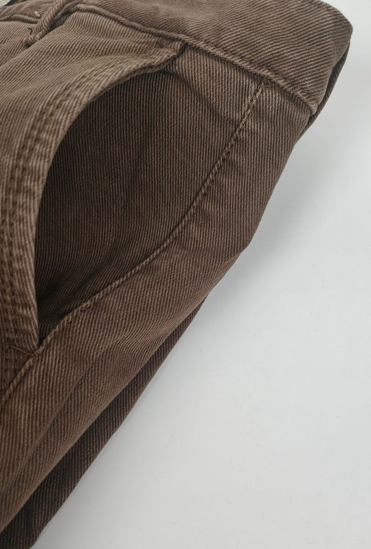 Pantalone Uomo Invernale DRESSERD Effetto Jeansato Tasca America Regular Fit- CAFFE'