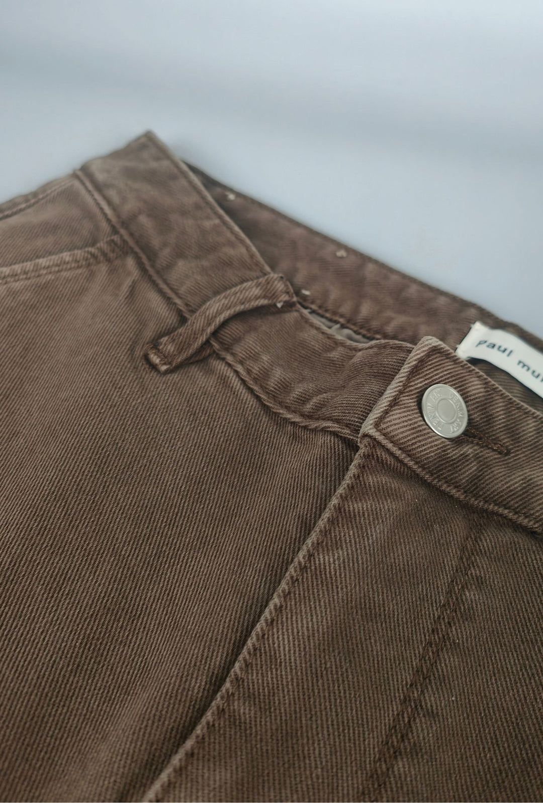 Pantalone Uomo Invernale DRESSERD Effetto Jeansato Tasca America Regular Fit- CAFFE'