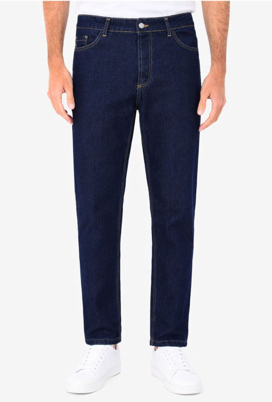 Pantalone Jeans Uomo tela fissa denim capri