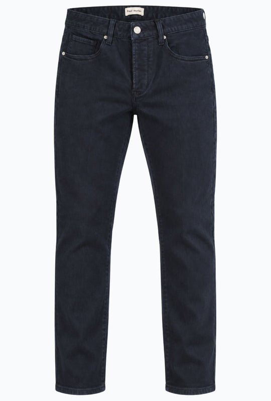 Pantalone Uomo Invernale DRESSERD Effetto Jeans 5 Tasche- BLU SCURO