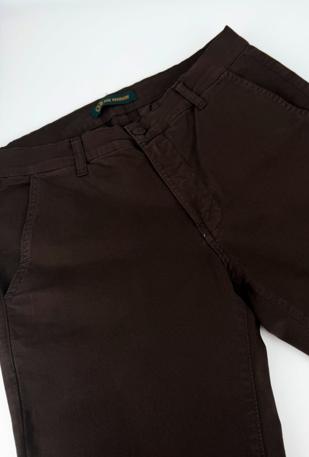 Pantalone uomo Caldo cotone tasca america gamba stretta - MARRONE