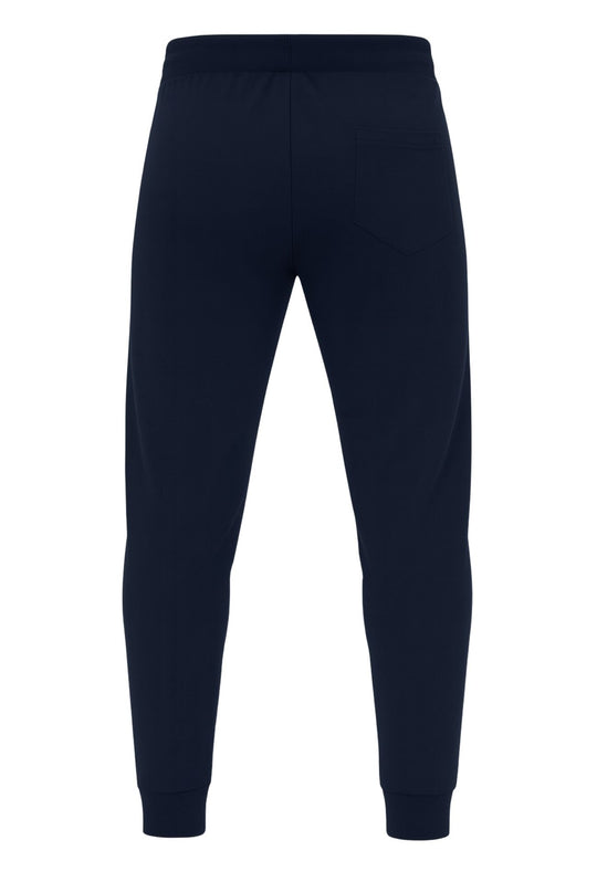 Pantalone tuta uomo in cotone leggero Semi slim fit - BLU