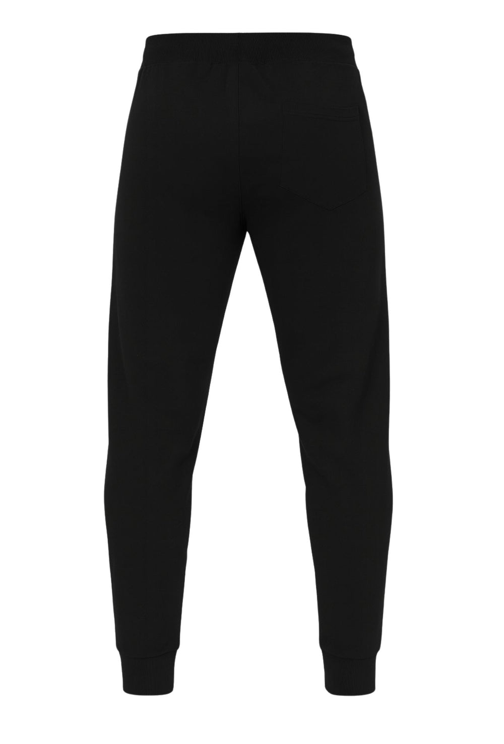 Pantalone tuta uomo in cotone leggero Semi slim fit - NERO