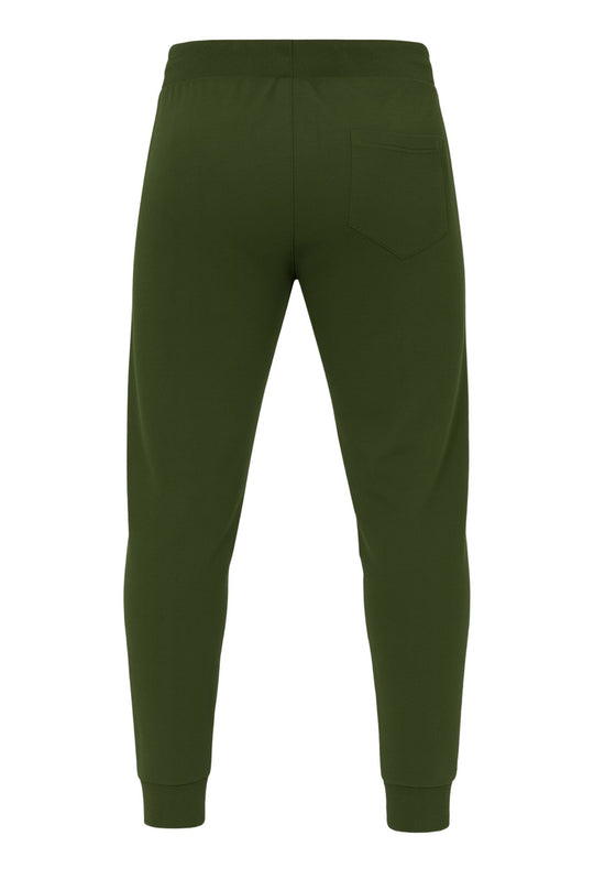 Pantalone tuta uomo in cotone leggero Semi slim fit - VERDE