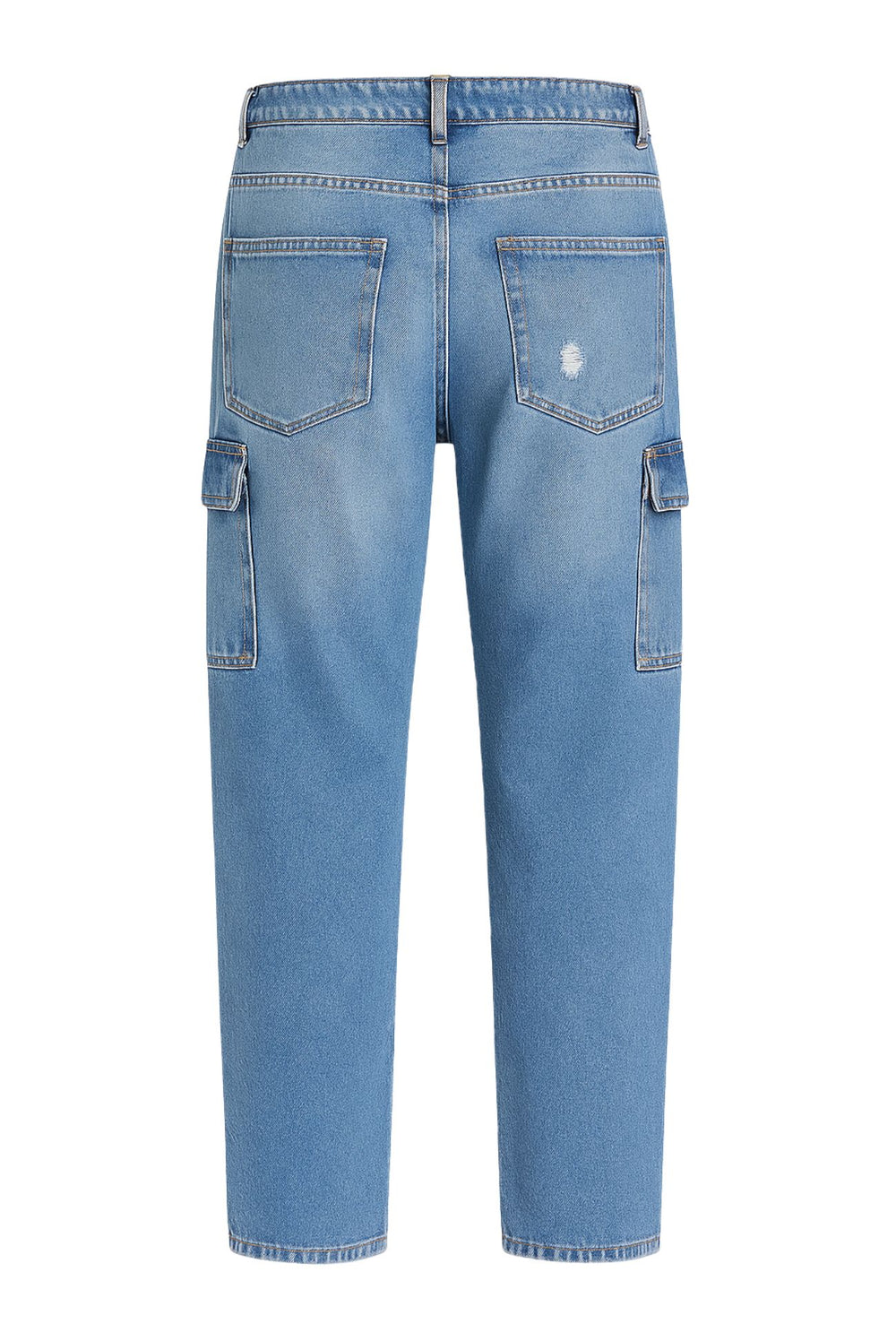 Pantalone Jeans tashe laterali tela fissa gamba regular fit