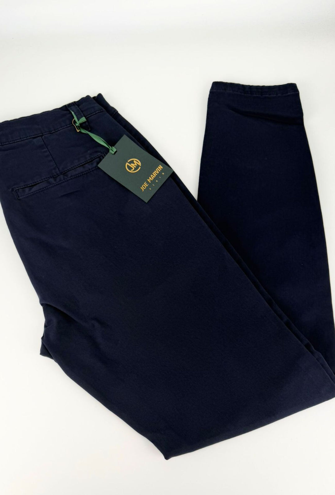 Pantalone uomo Caldo cotone tasca america gamba stretta - BLU