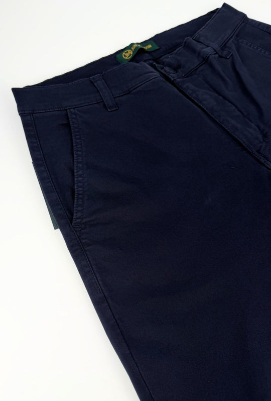 Pantalone uomo Caldo cotone tasca america gamba stretta - BLU