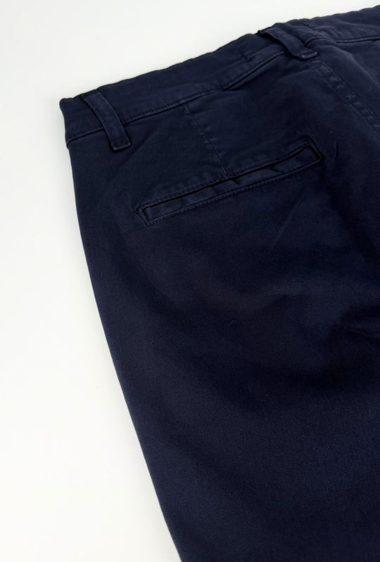 Pantalone uomo Caldo cotone tasca america gamba stretta - BLU