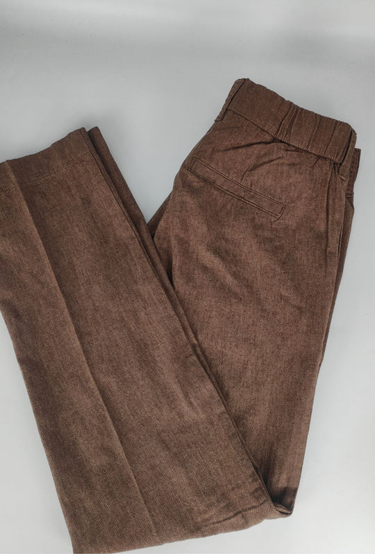 Pantalaccio uomo Dresserd lino cotone comfort Fit - CAMMELLO