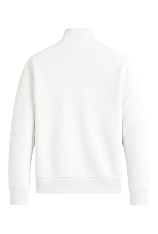 Felpa uomo RALPH LAUREN mezza zip lupetto - BIANCO