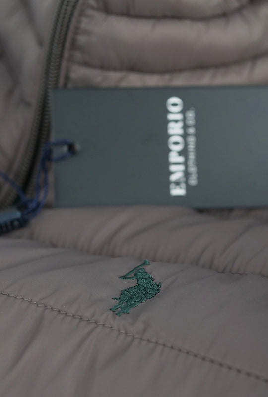 Giubbotto Uomo Piumino Leggero Emporio Senza cappuccio Giubbotti Leggeri - VERDE MILITARE